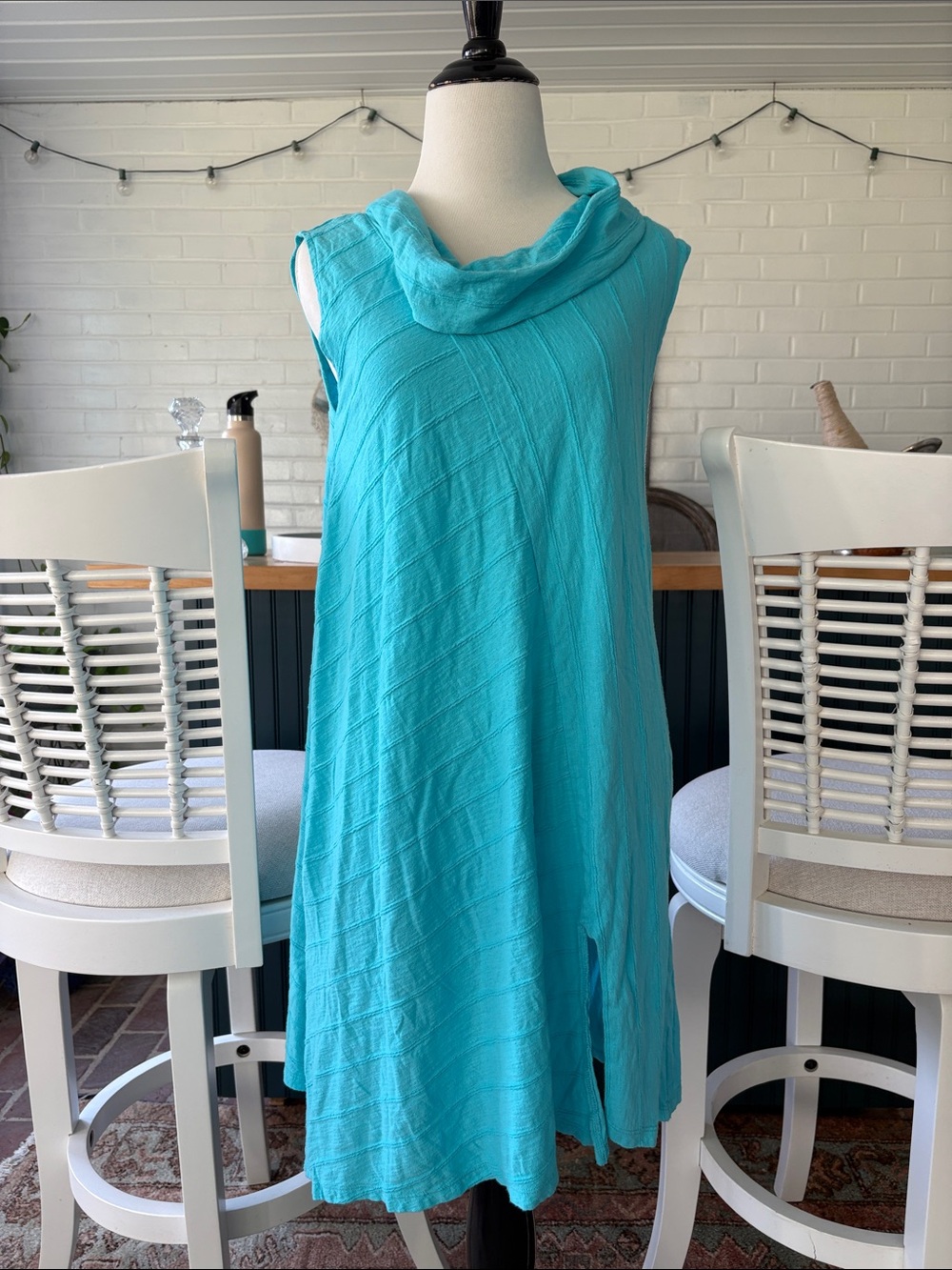 Habitat Teal Dress/Tunic Top